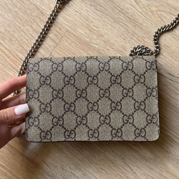 Beige and Brown Crossbody Bag - Picture 5 of 5